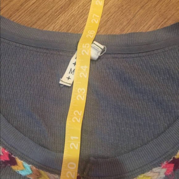 ♥️Free People Embroidered Henley M Make an offer - Picture 4 of 11